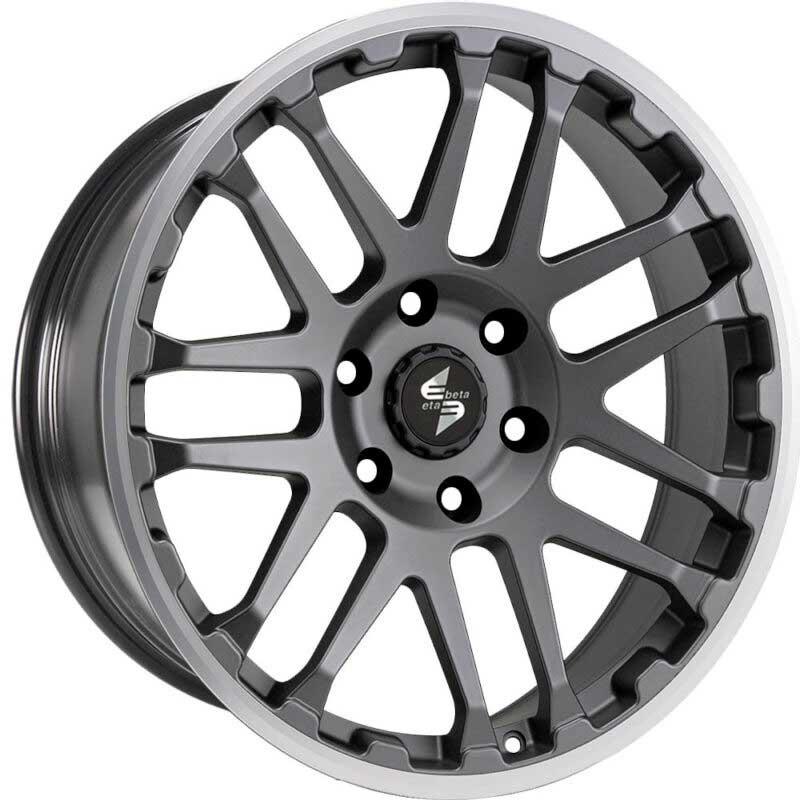 Cerchi in Lega ETA BETA Combat Matt Anthracite Lip Polish 6 fori 17\" 7X17 ET50 6x120