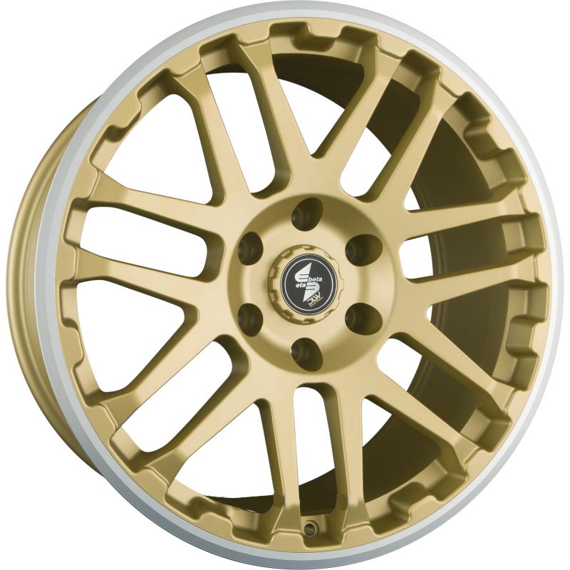 Cerchio ETA BETA Combat Matt Gold Lip Polish 5 fori 18\" 8X18 ET50 5x160