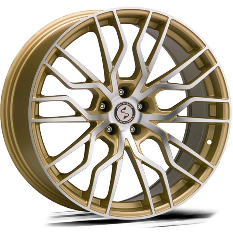 Cerchi in Lega ETA BETA Medusa Matt Gold Full Polish 5 fori 20\" 9X20 ET33 5x112
