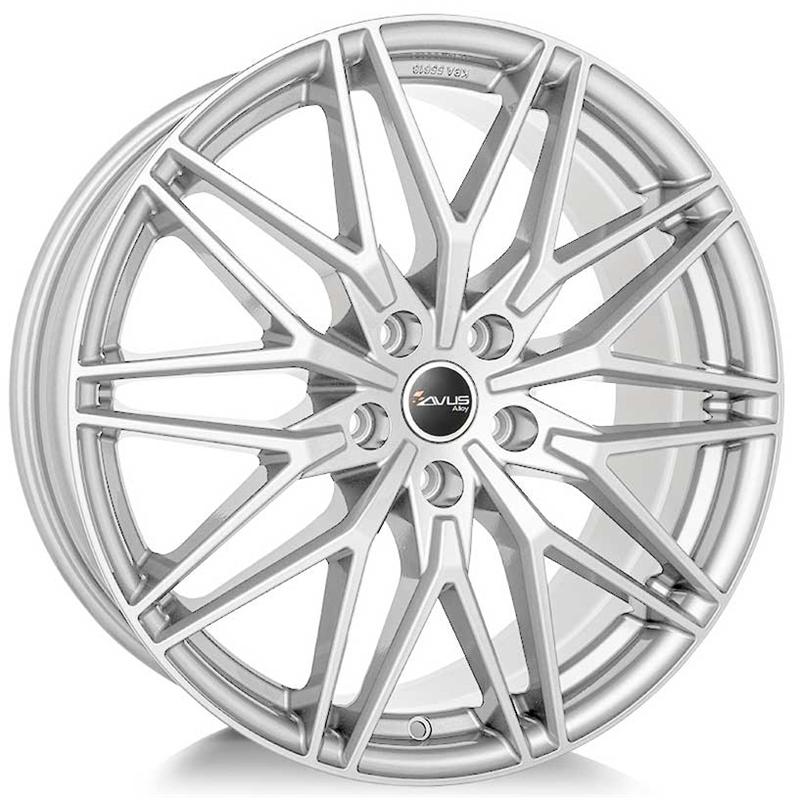 Cerchi in Lega AVUS AC-Mb6 Hyper Silver 5 fori 20\" 8.5X20 ET34 5x130