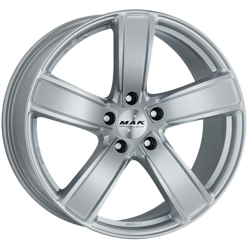 Cerchi in Lega MAK TurismO-D Silver 5 fori 20\" 10.5X20 ET64 5x130