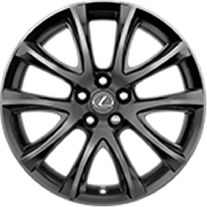 Cerchi in Lega ORIGINALE TOYOTA LEXUS Ct Originale Toyota Lexus - Smontato Nuovo Anthracite 5 fori 17\" 7X17 ET45 5x100