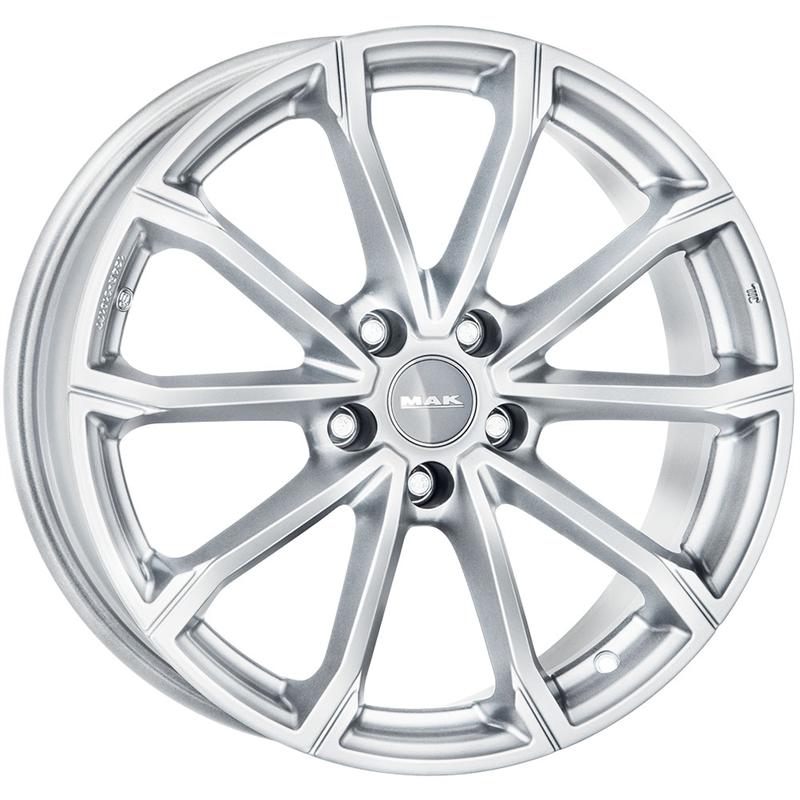 Cerchi in Lega MAK Davinci Silver 5 fori 16\" 6.5X16 ET50 5x114.3