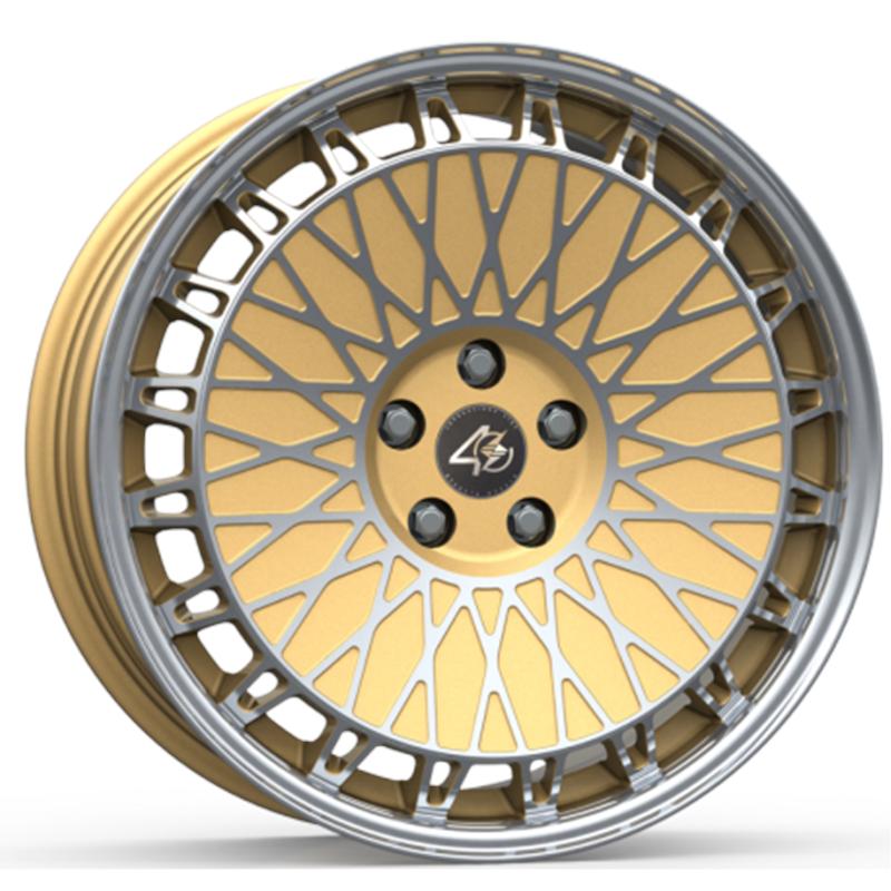 Cerchi in Lega ETA BETA Eb40 Matt Gold Full Polish 5 fori 19\" 8.5X19 ET45 5x112
