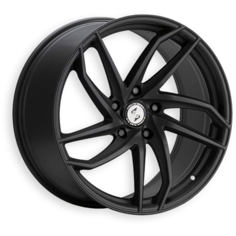 Cerchi in Lega ETA BETA Heron Matt Black 5 fori 19\" 8.5X19 ET45 5x108