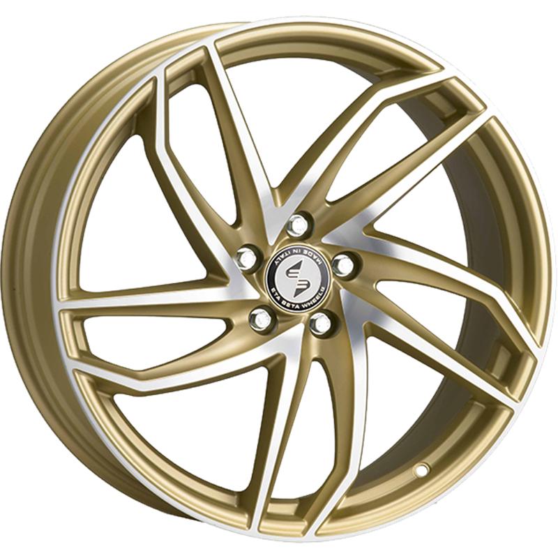 Cerchi in Lega ETA BETA Heron Matt Gold Full Polish 5 fori 19\" 8.5X19 ET33 5x114.3
