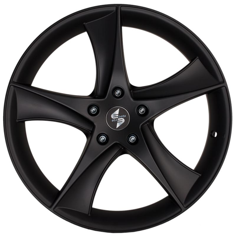Cerchi in Lega ETA BETA Jofiel Shiny Black 5 fori 18\" 8X18 ET45 5x130