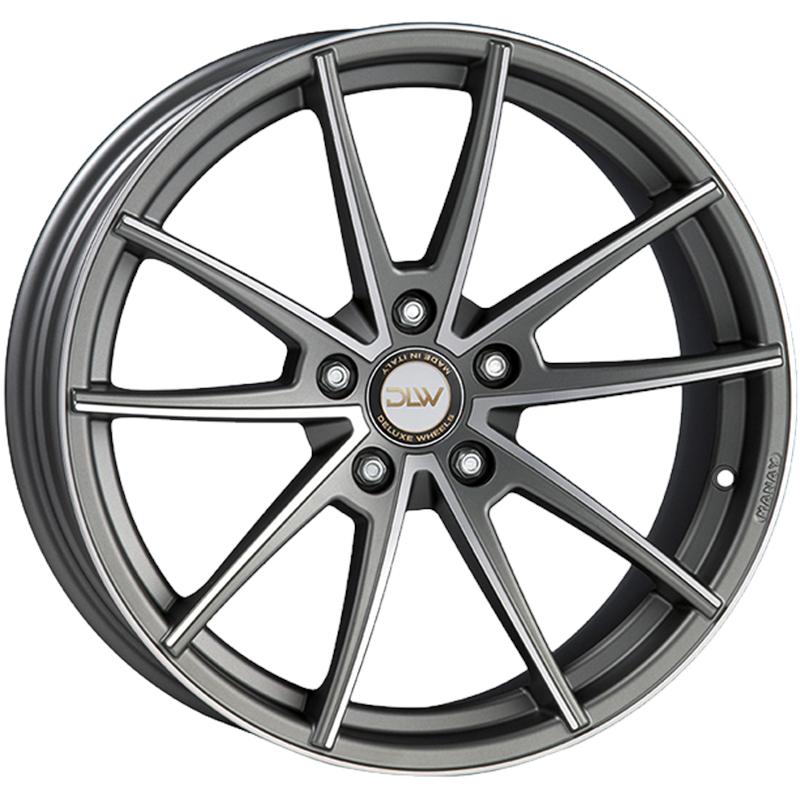 Cerchi in Lega Eta beta ManaY-K Matt Anthracite Full Polish 5 fori 19\" 8.5X19 ET45 5x112
