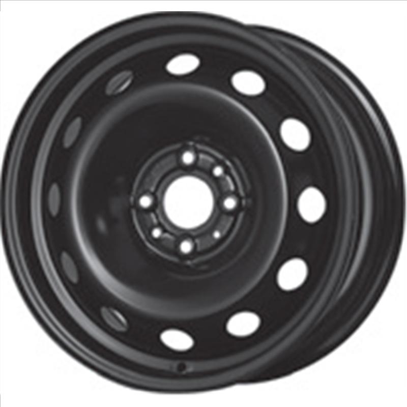 Cerchi in Lega MW GIANETTI RUOTE Steel Nero 4 fori 15\" 6.5X15 ET43 4x98