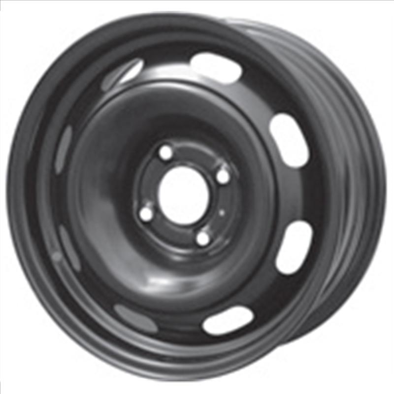 Cerchi in Lega Mw gianetti ruote Steel Nero 4 fori 15\" 6X15 ET23 4x108