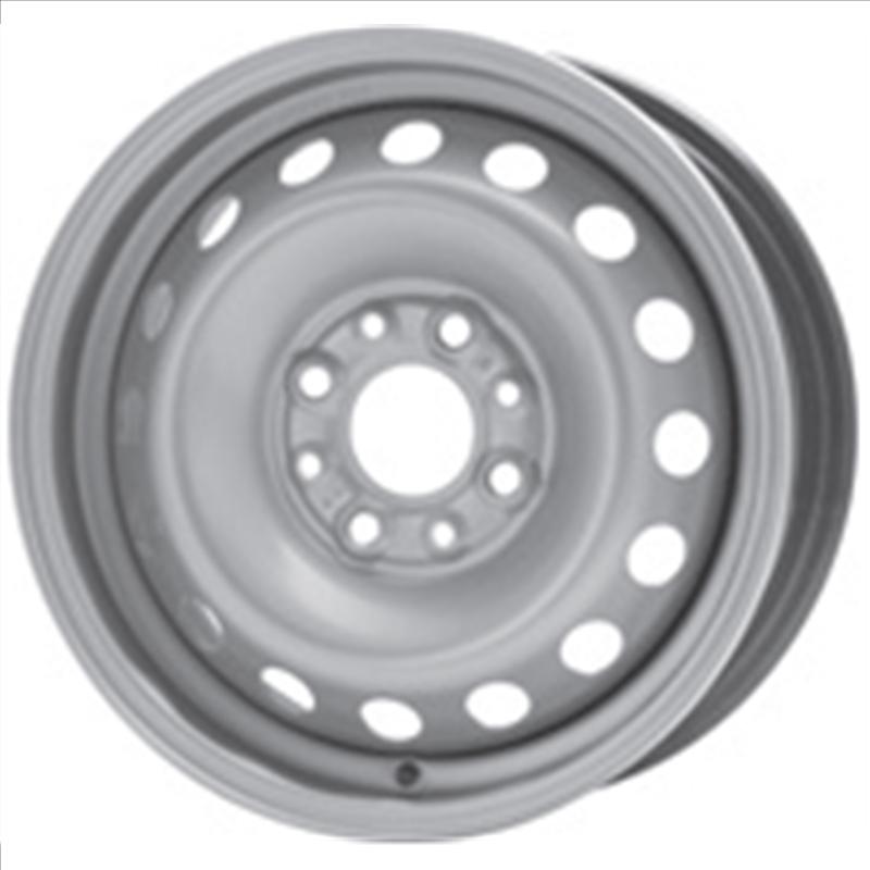 Cerchi in Lega Mw gianetti ruote Steel Silver 4 fori 13\" 5X13 ET35 4x98