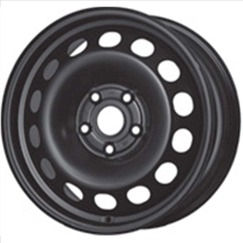 Cerchi in Lega Mw gianetti ruote Steel Nero 5 fori 16\" 6.5X16 ET50 5x112