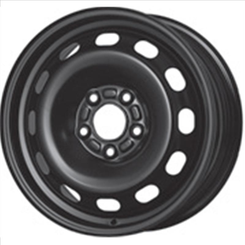 Cerchi in Lega MW GIANETTI RUOTE Steel Nero 5 fori 15\" 6X15 ET52.5 5x108