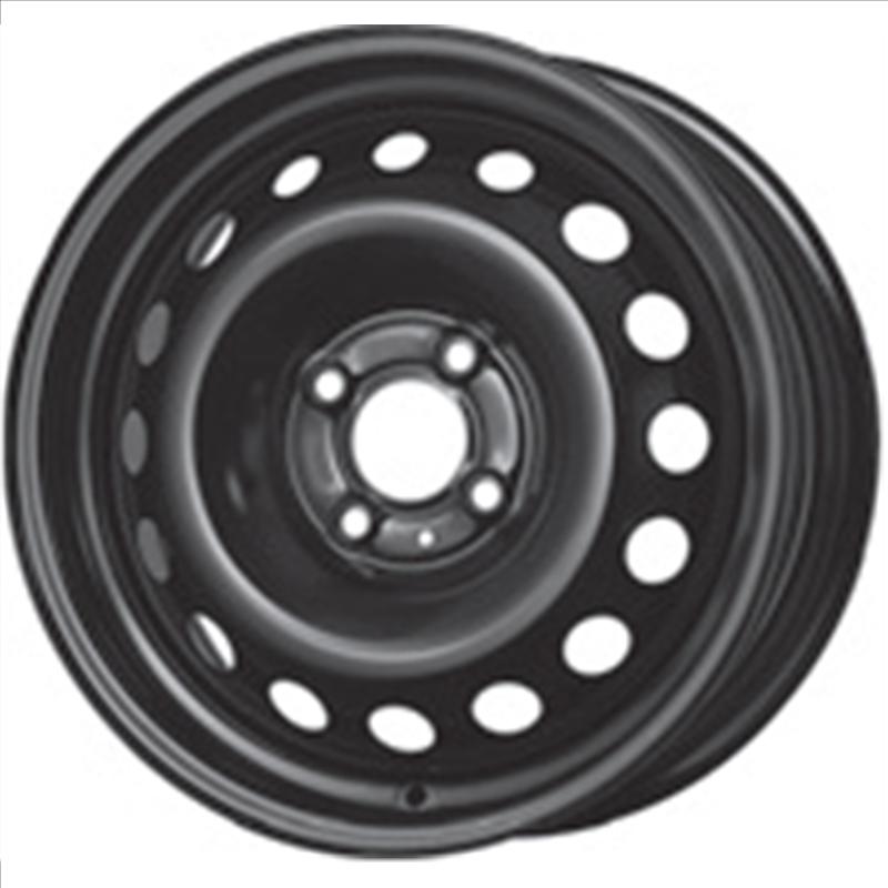 Cerchi in Lega MW GIANETTI RUOTE Steel Nero 4 fori 15\" 6X15 ET50 4x100