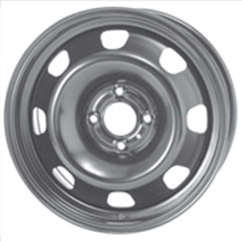 Cerchi in Lega MW GIANETTI RUOTE Steel Nero 4 fori 16\" 6.5X16 ET31 4x108