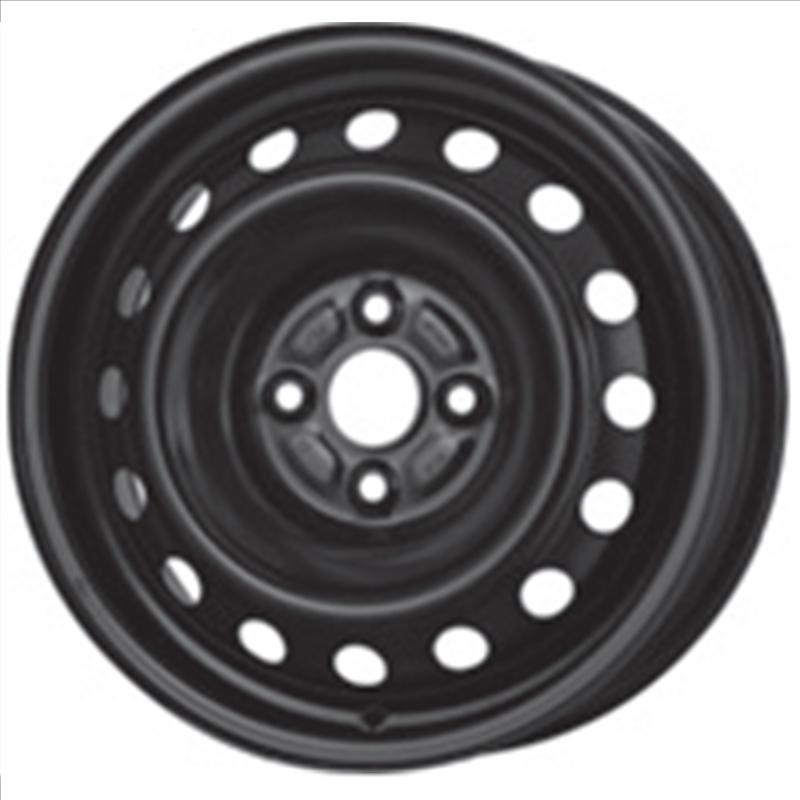 Cerchi in Lega Mw gianetti ruote Steel Nero 4 fori 15\" 5.5X15 ET45 4x100