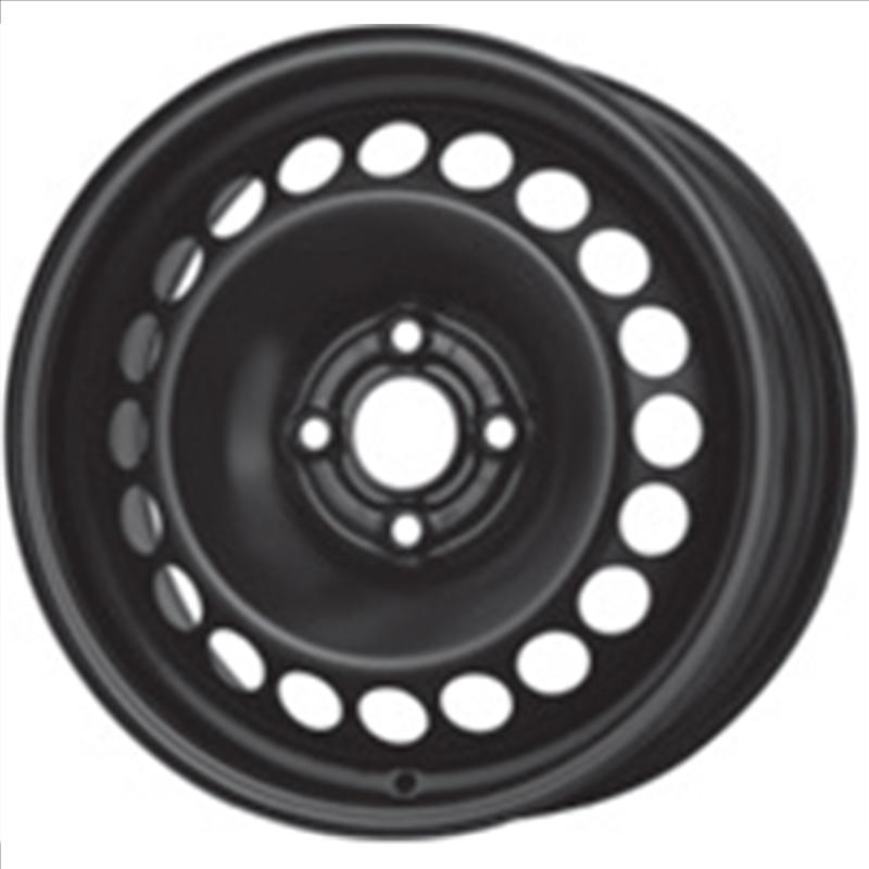 Cerchi in Lega Mw gianetti ruote Steel Nero 4 fori 15\" 6X15 ET39 4x100