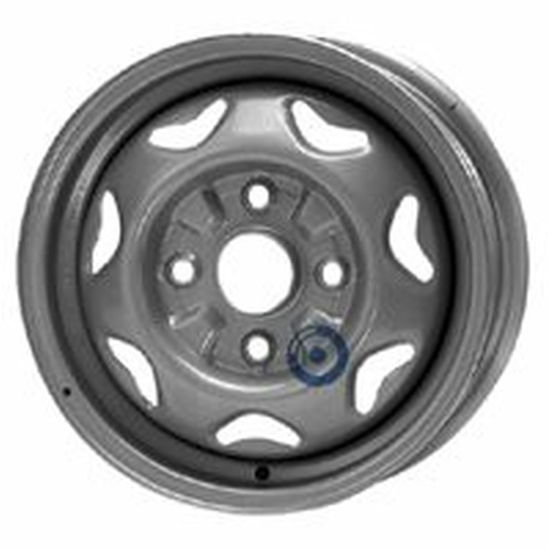 Cerchi in Lega KFZ ALCAR Steel Silver 4 fori 13\" 4.5X13 ET45 4x114.3