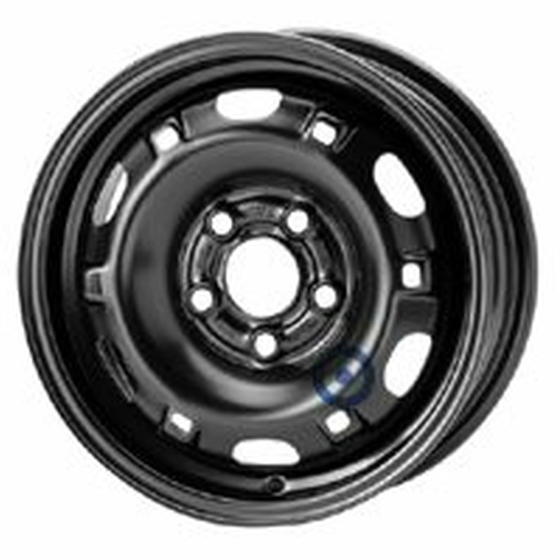 Cerchi in Lega Kfz alcar Steel Nero 5 fori 13\" 5X13 ET35 5x100