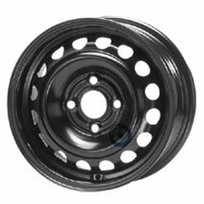 Cerchi in Lega KFZ ALCAR Steel Nero 4 fori 13\" 5.5X13 ET46 4x100
