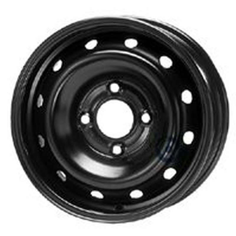 Cerchi in Lega KFZ ALCAR Steel Nero 4 fori 14\" 5.5X14 ET24 4x108
