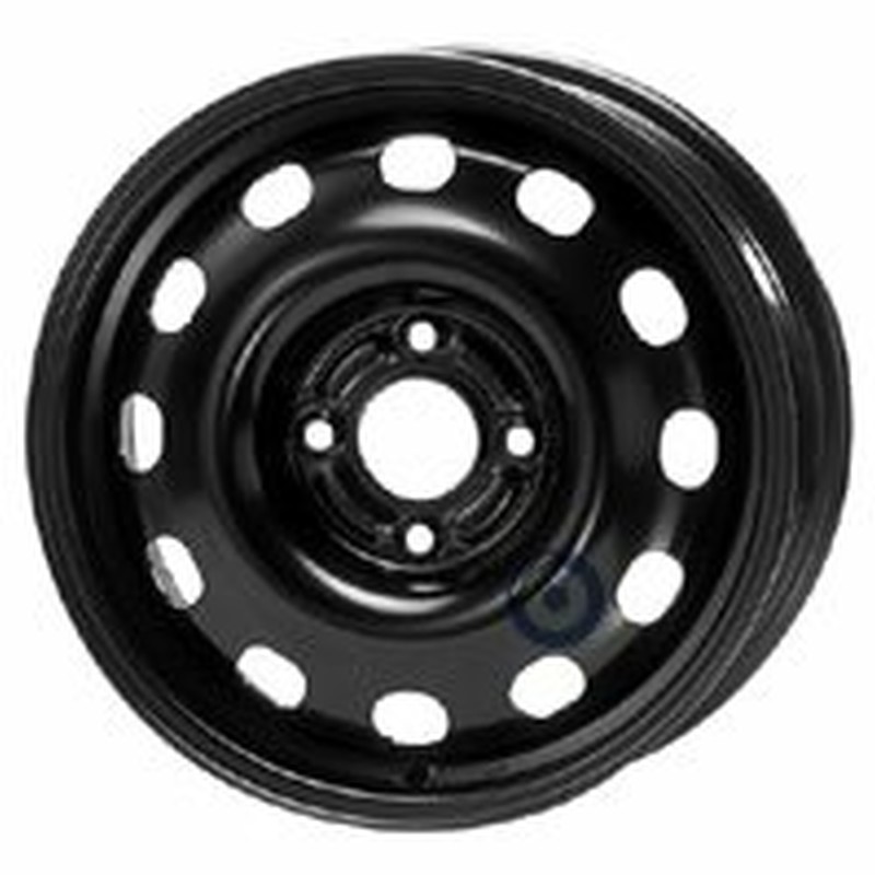 Cerchi in Lega KFZ ALCAR Steel Nero 4 fori 14\" 5.5X14 ET43 4x108