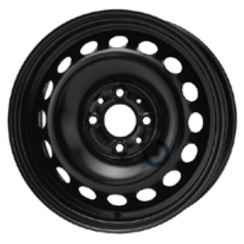 Cerchi in Lega Mw gianetti ruote Steel Nero 4 fori 14\" 5.5X14 ET35 4x98