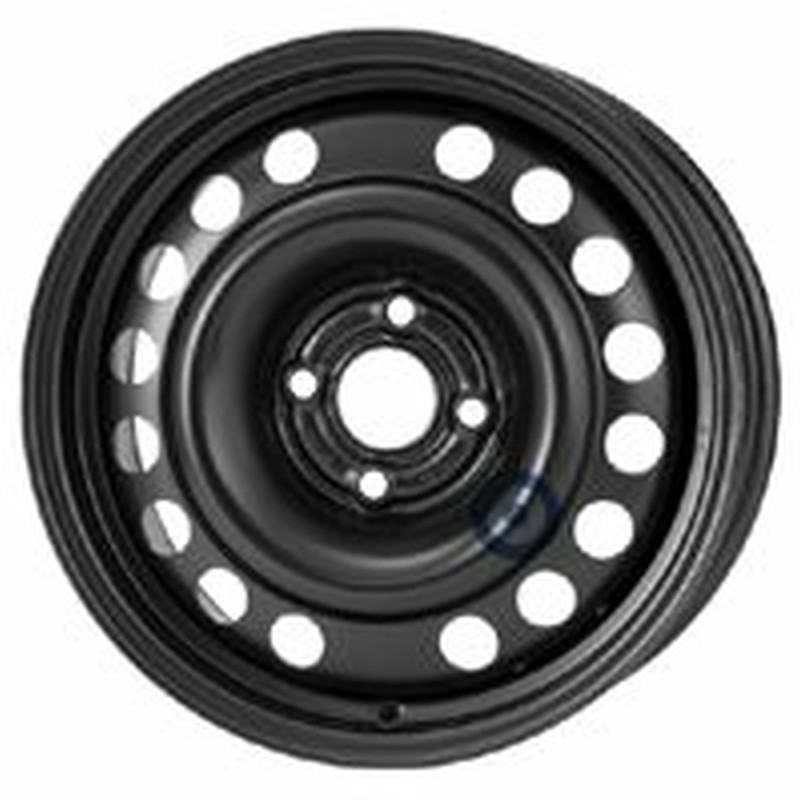 Cerchi in Lega KFZ ALCAR Steel Nero 4 fori 15\" 6X15 ET43 4x100