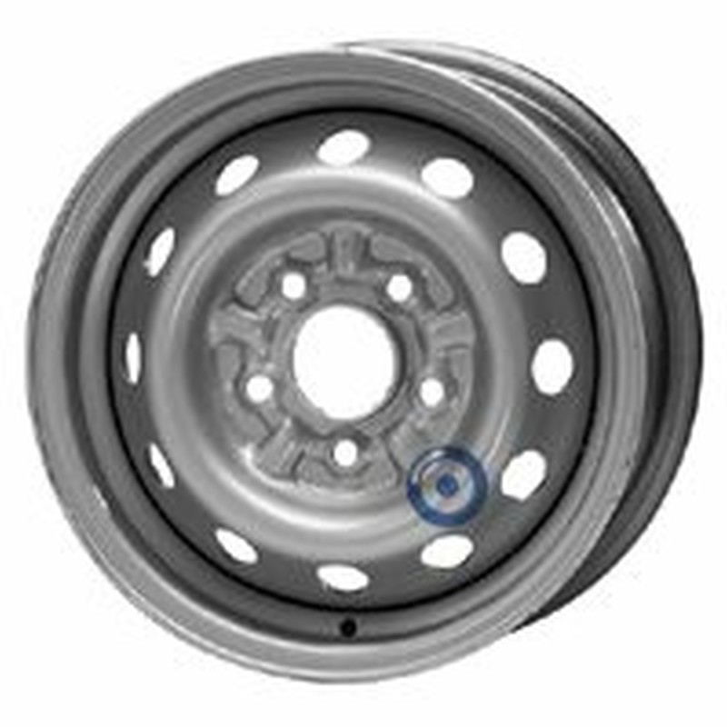 Cerchi in Lega KFZ ALCAR Steel Nero 5 fori 14\" 5.5X14 ET40 5x114.3