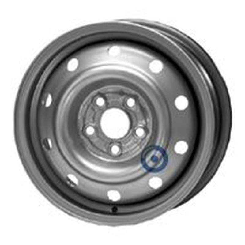 Cerchi in Lega KFZ ALCAR Steel Silver 5 fori 14\" 5.5X14 ET55 5x100