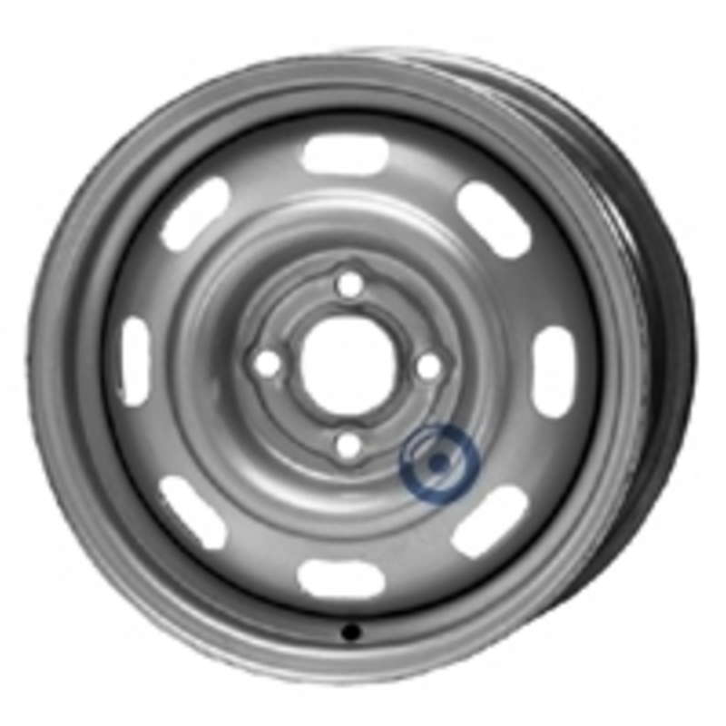 Cerchi in Lega KFZ ALCAR Steel Nero 4 fori 14\" 6X14 ET40 4x100