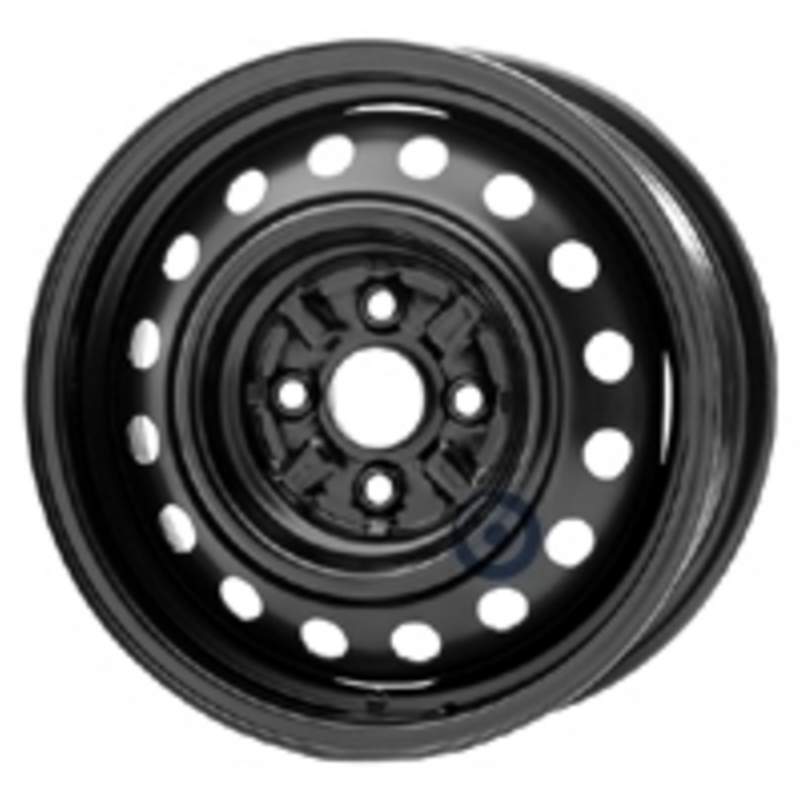 Cerchi in Lega KFZ ALCAR Steel Nero 4 fori 14\" 5.5X14 ET45 4x100