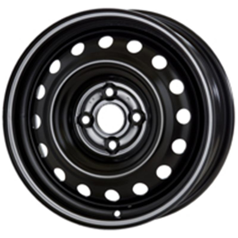 Cerchi in Lega KFZ ALCAR Steel Nero 4 fori 15\" 5.5X15 ET51 4x100