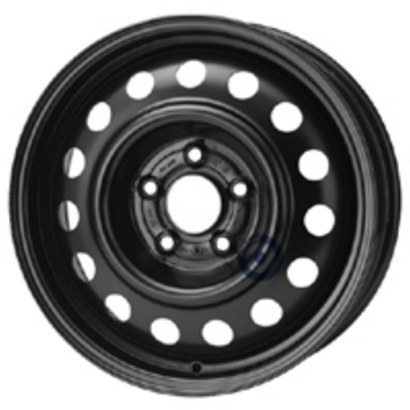 Cerchi in Lega KFZ ALCAR Steel Nero 5 fori 16\" 6X16 ET51 5x114.3