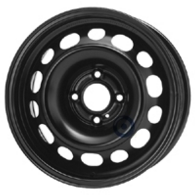 Cerchi in Lega KFZ ALCAR Steel Nero 4 fori 15\" 6.5X15 ET27 4x108