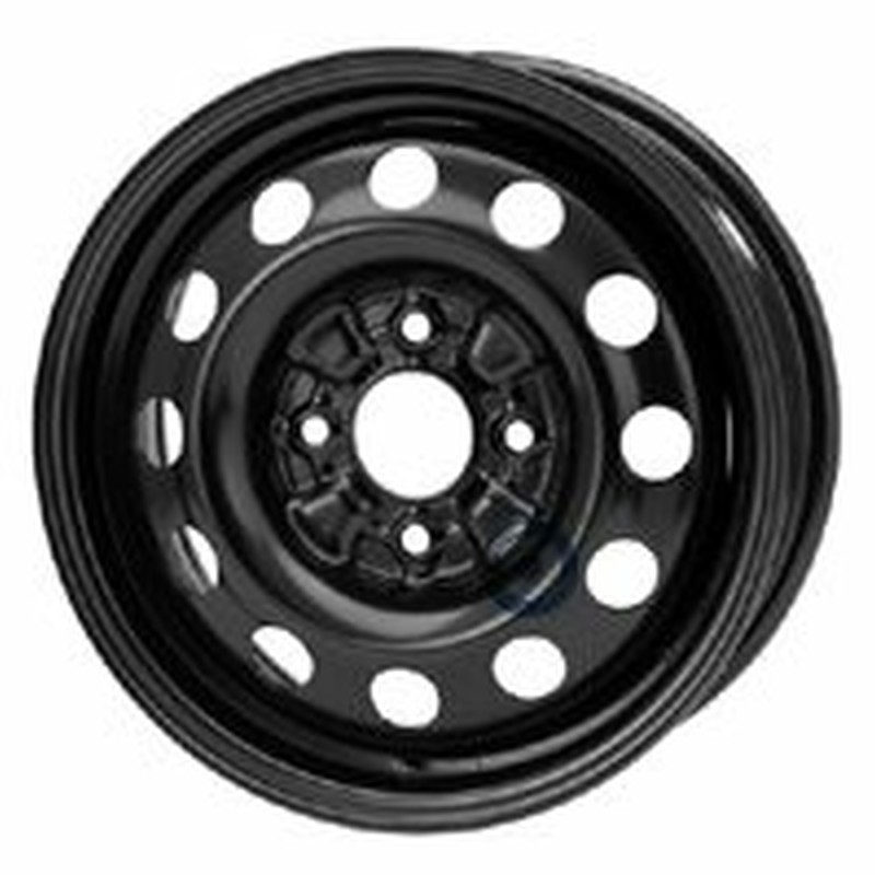 Cerchi in Lega KFZ ALCAR Steel Nero 4 fori 15\" 6X15 ET45 4x114.3