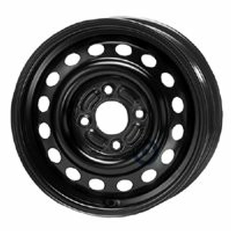 Cerchi in Lega KFZ ALCAR Steel Nero 4 fori 15\" 6X15 ET44 4x114.3