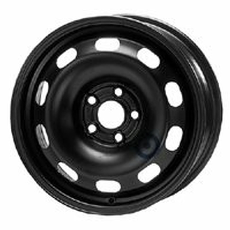 Cerchi in Lega Kfz alcar Steel Nero 5 fori 15\" 6X15 ET38 5x100