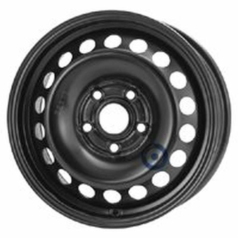 Cerchi in Lega Kfz alcar Steel Nero 5 fori 15\" 6X15 ET47 5x112