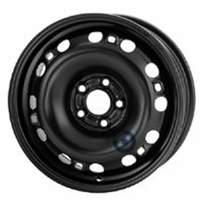 Cerchi in Lega KFZ ALCAR Steel Nero 5 fori 15\" 6X15 ET43 5x100