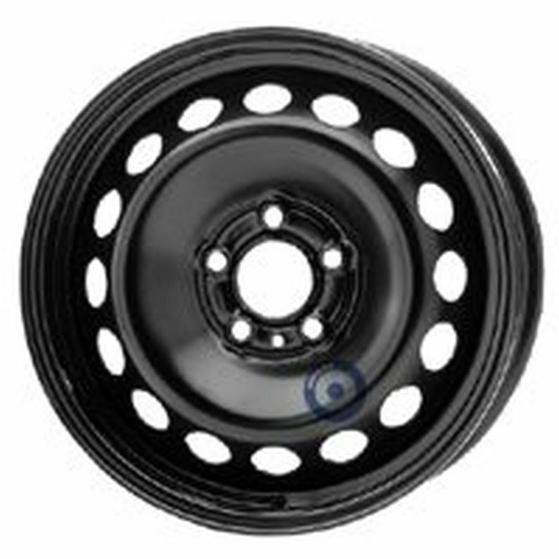 Cerchi in Lega KFZ ALCAR Steel Nero 5 fori 16\" 7X16 ET49 5x108