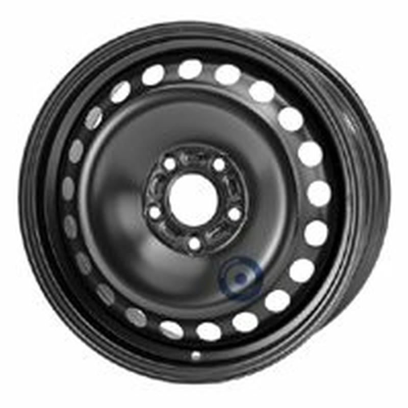 Cerchi in Lega MW GIANETTI RUOTE Steel Nero 5 fori 16\" 6.5X16 ET52.5 5x108