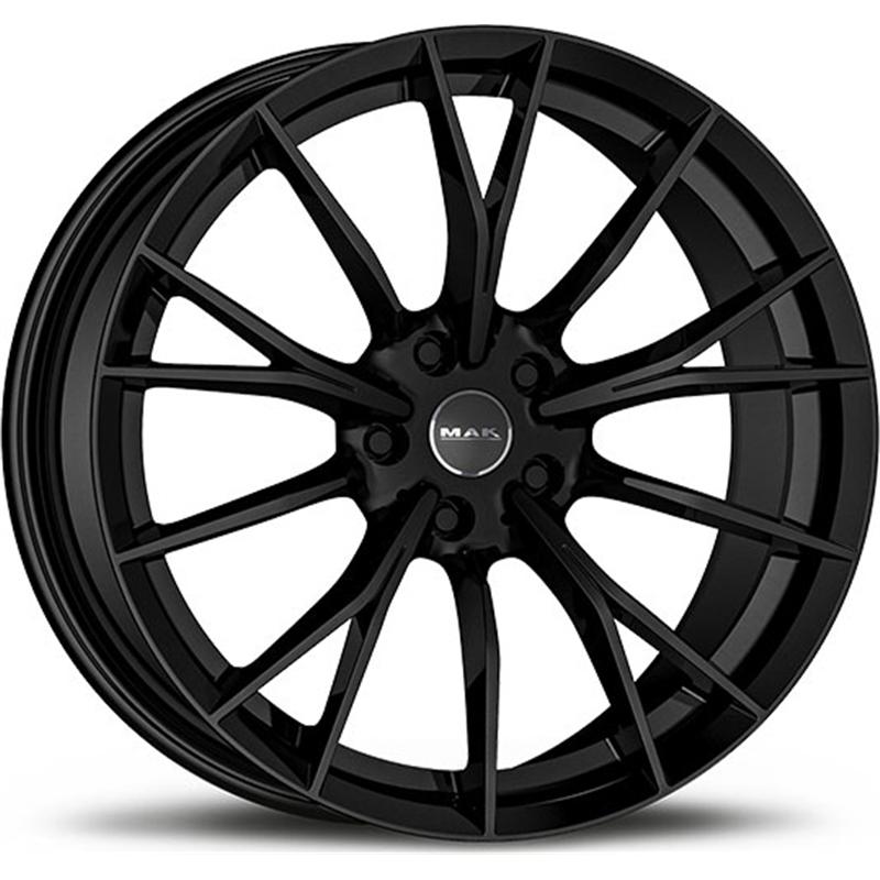 Cerchi in Lega Mak Fabrik Glossy Black 5 fori 18\" 9X18 ET40 5x112