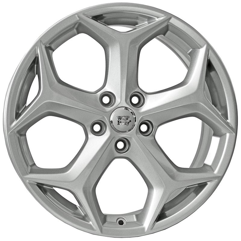 Cerchi in Lega WSP ITALY Fenia9fo57 Fenia Silver Shine 5 fori 17\" 7X17 ET50 5x108