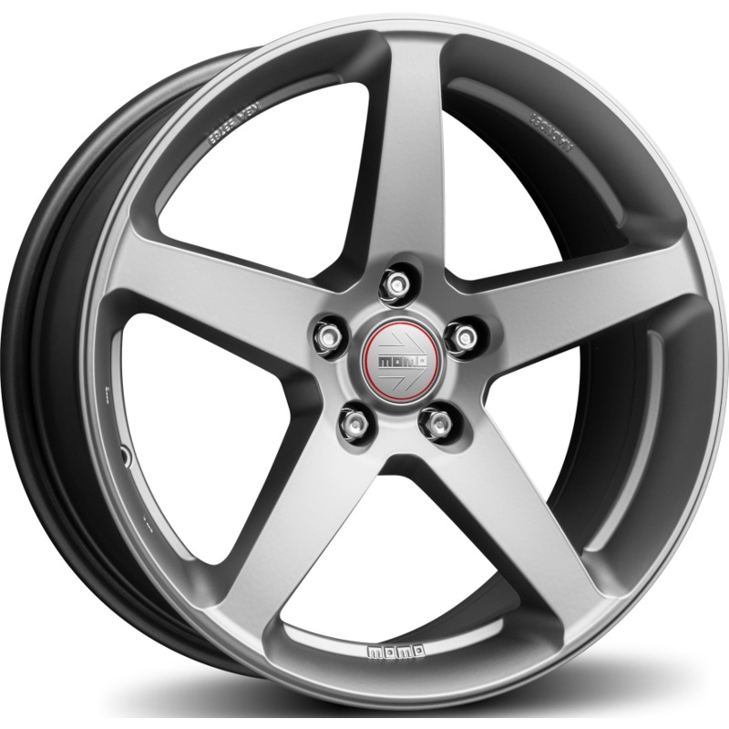 Cerchio MOMO WHEELS Five Titan Silver Opaco 5 fori 18\" 8X18 ET35 5x112