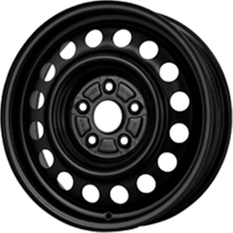 Cerchi in Lega MW GIANETTI RUOTE Steel Nero 5 fori 16\" 6X16 ET50 5x114.3