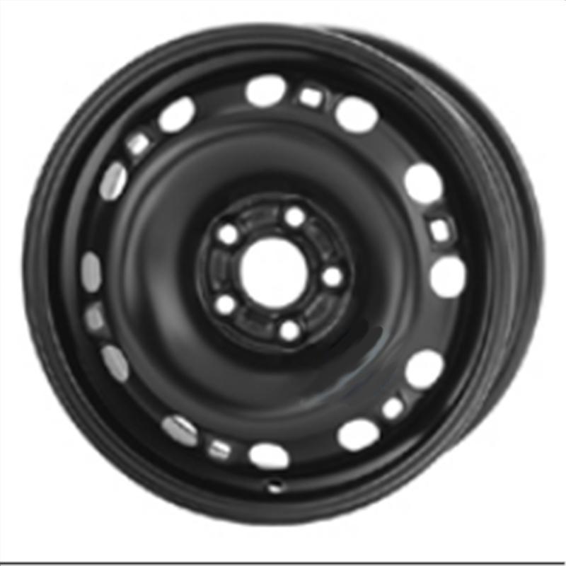 Cerchi in Lega Mw gianetti ruote Steel Nero 5 fori 15\" 6X15 ET38 5x100