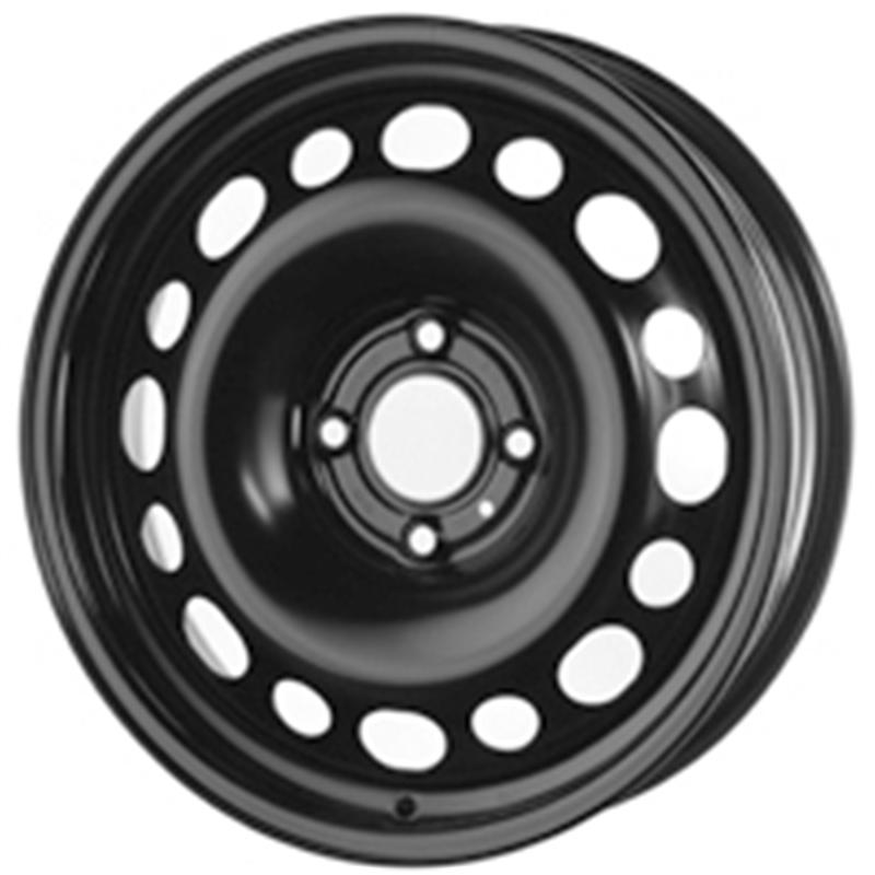 Cerchi in Lega MW GIANETTI RUOTE Steel Nero 4 fori 16\" 6X16 ET23 4x108