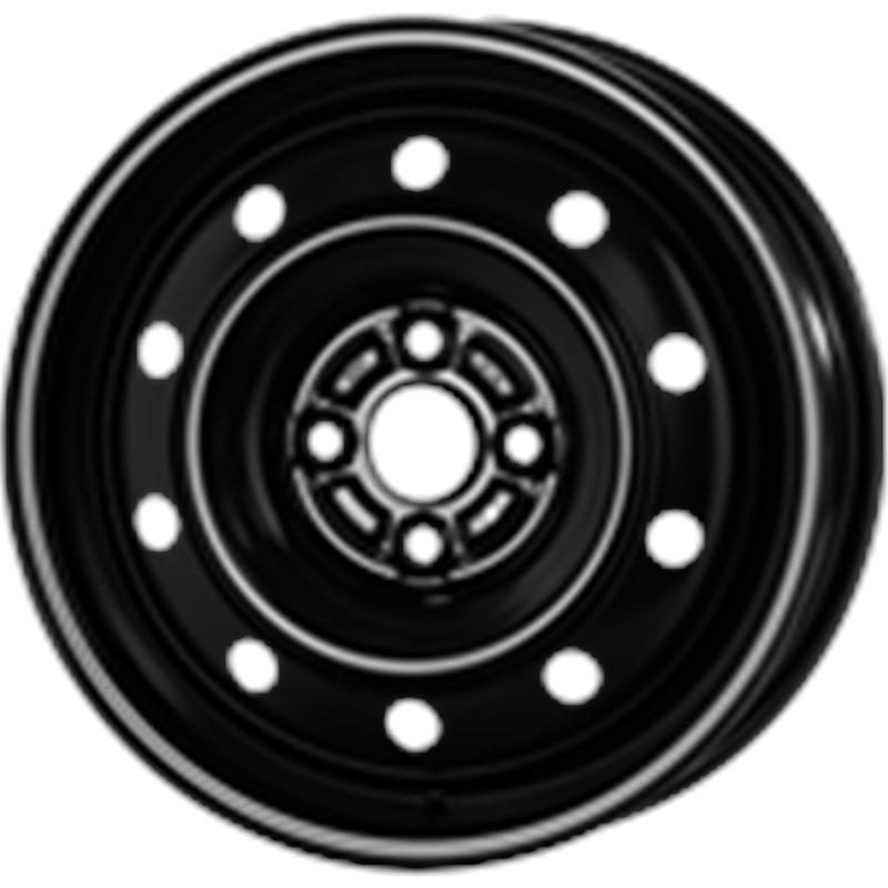 Cerchi in Lega MW GIANETTI RUOTE Steel Nero 4 fori 15\" 5X15 ET40 4x100