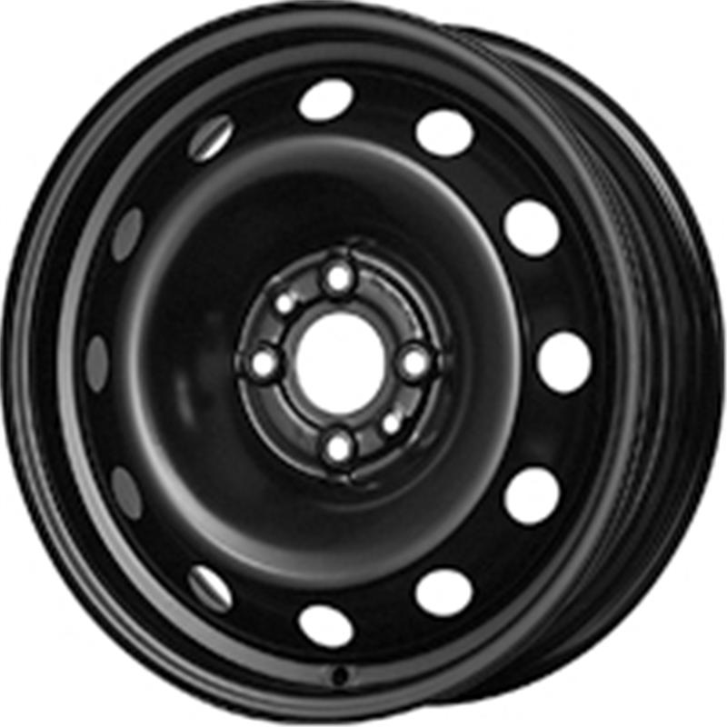 Cerchi in Lega Mw gianetti ruote Steel Nero 4 fori 15\" 6X15 ET30 4x98